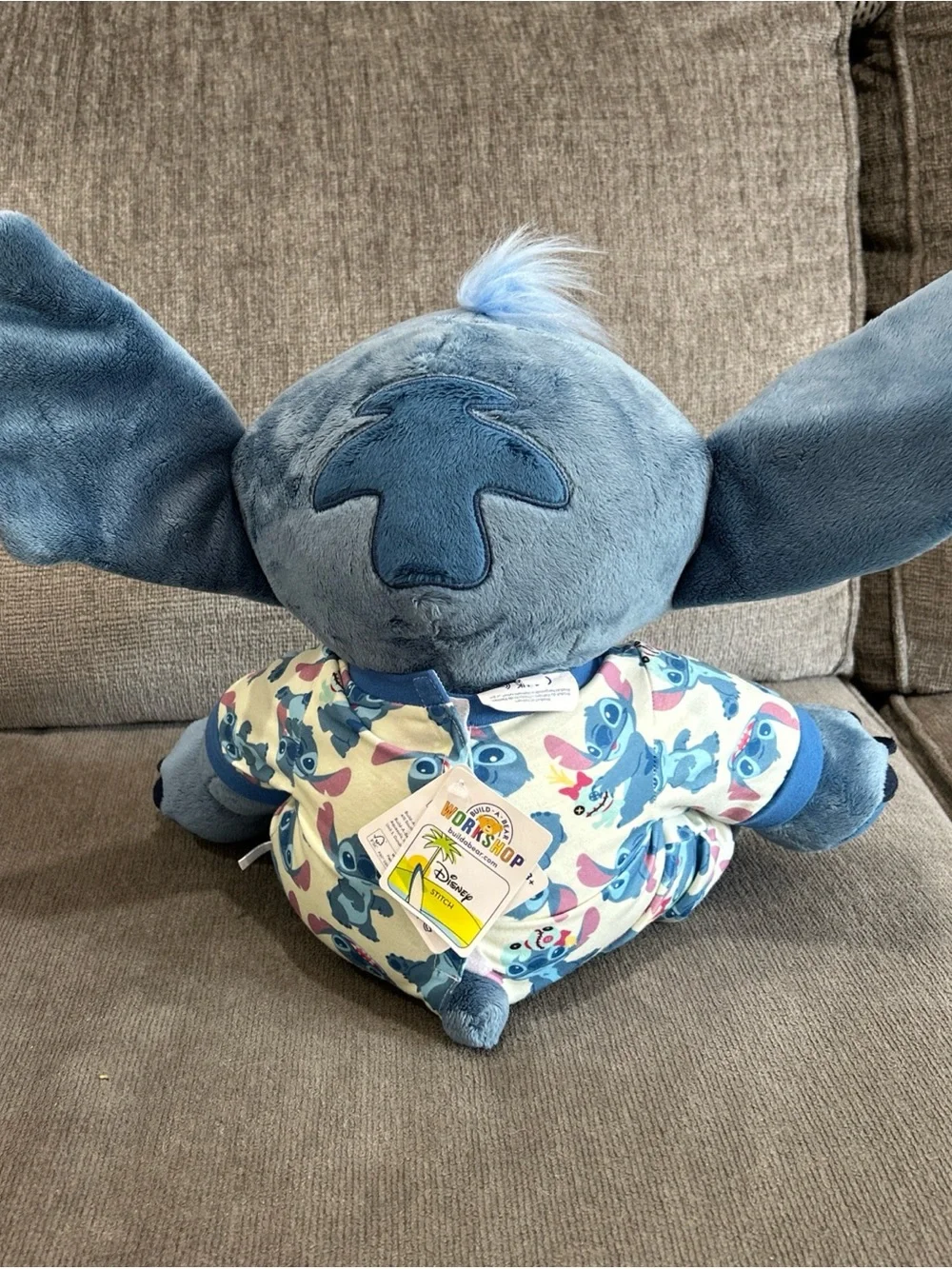 Build A Bear Stitch Plush Stuffed Animal Lilo & Stitch Pajamas Sound Disney